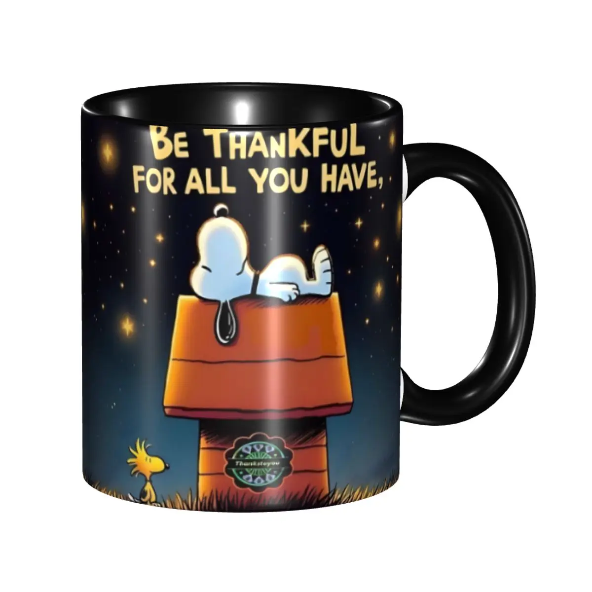 

Customized Cute Cartoon Snoopy Coffee Mugs DIY Ceramic Milk Tea Cup