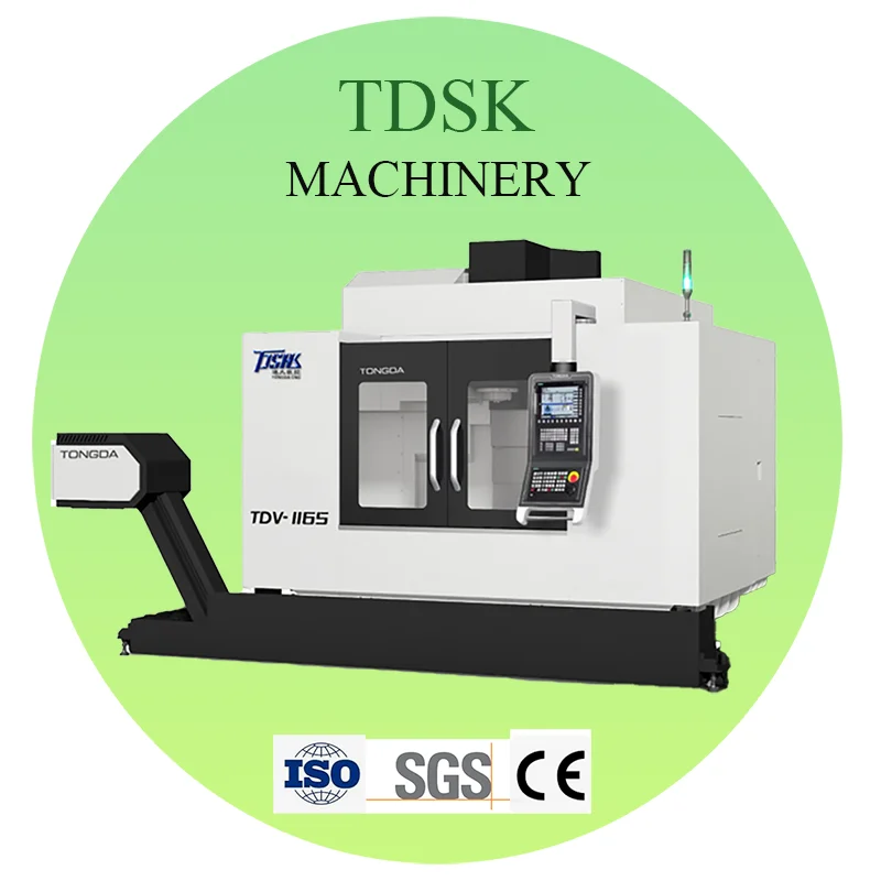 VMC1165 Metal Working TDV1165 Small 5 Axis Vertical Hining Center For Aluminum