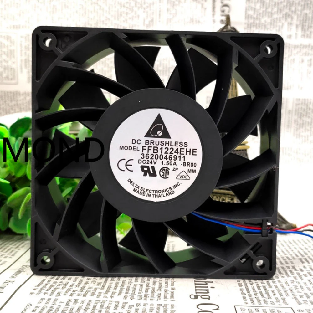 PFB1224EHE/UHE/GHE 2 wire FFB1224SHE 2 wire Delta variable frequency fan 12CM cm 12038 24V