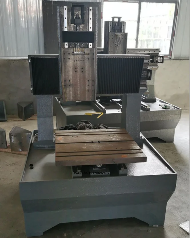 

6060 CNC Drilling and Milling Machine With Screw Guide All Cast Lron HT250 Engraving Machine Frame