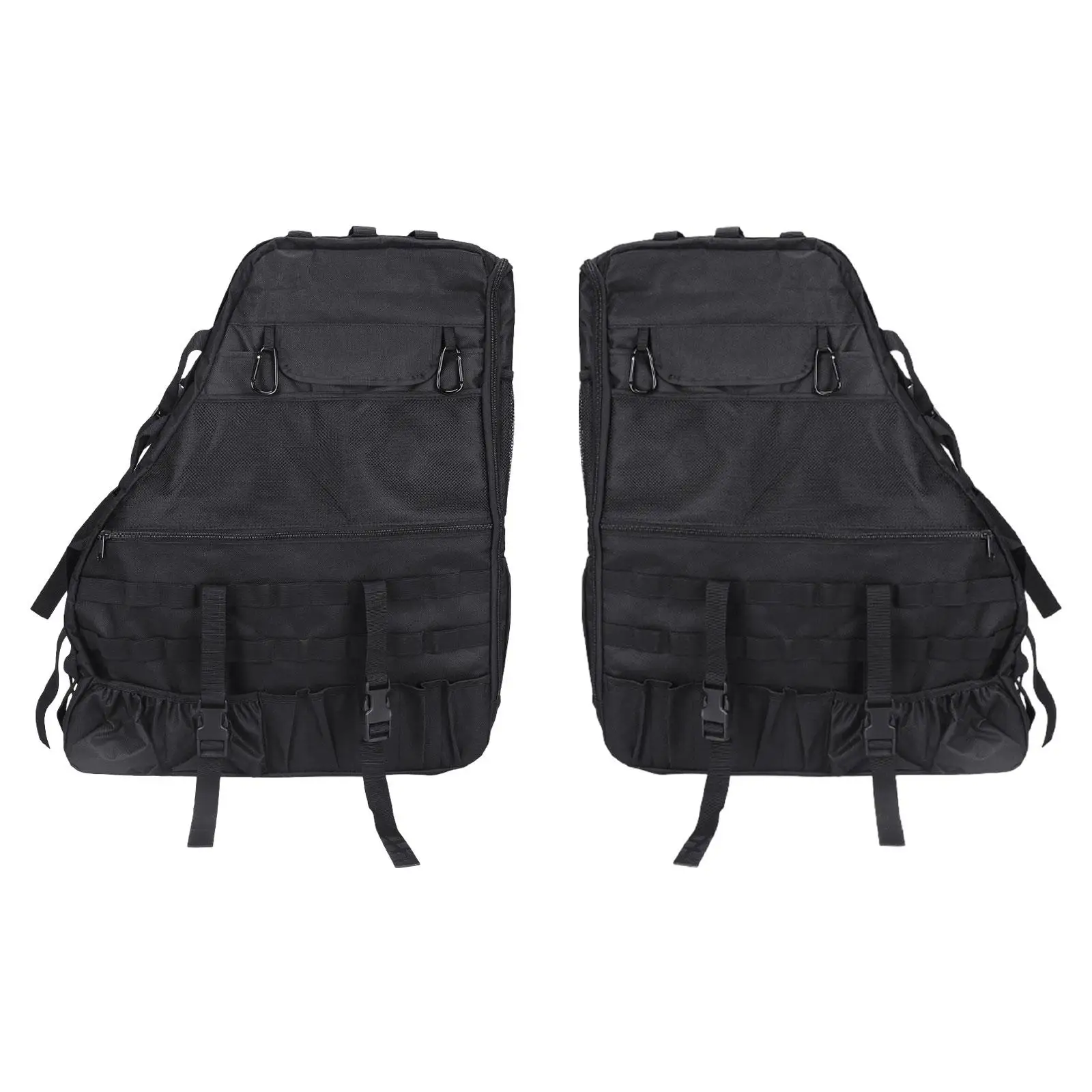 Roll Bar Storage Bag Oxford Cloth Cargo Saddlebag Tool Saddle Bag Organizers with Multi Pockets for Jeep JL Jku Wrangler JK