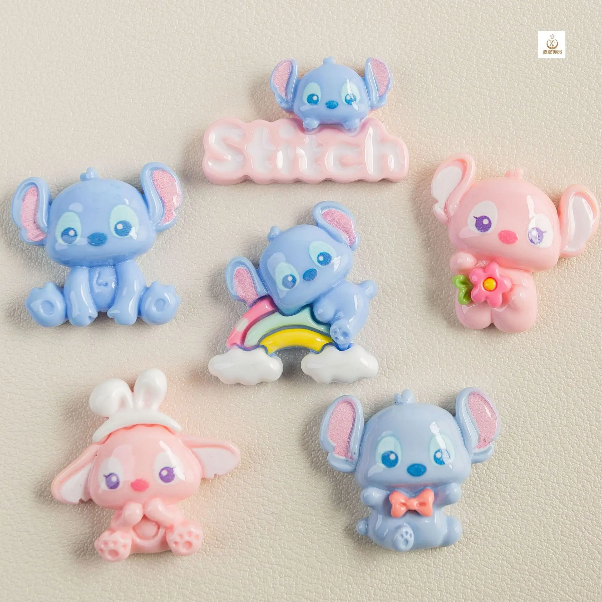 

5Pcs Cute shidizai series Cartoon Resin Flatback Handmade Resin Accessories Crafts Materials Scrapbooking Embellishments