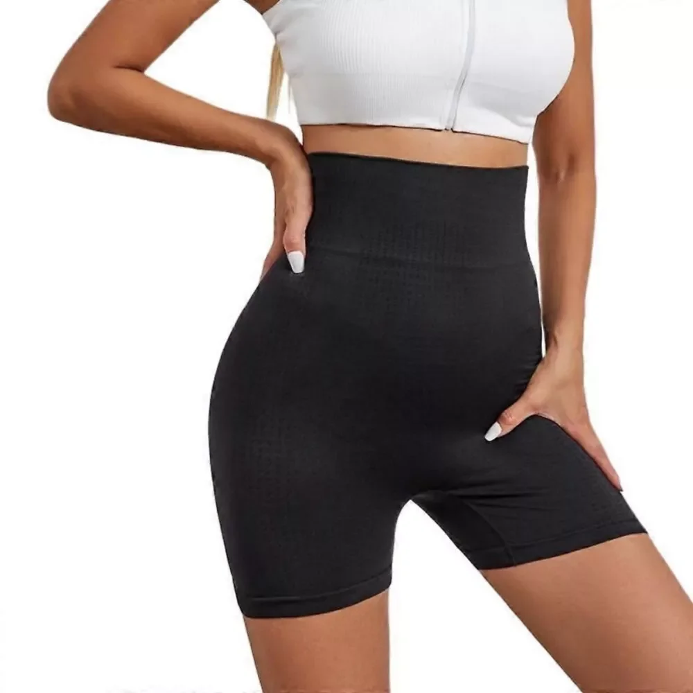 Women Micro-Vibration Massage Module Ice Silk lon Fiber Repair Shaping Shorts New Hight Waist Slimming Panties Yoga Shorts ﻿