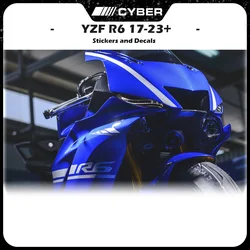 For Yamaha YZFR6 YZF-R6 R6M Full Car Sticker Set Motorcycle Fairing Shell Sticker Decal OEM Replacement Version 2017-2024