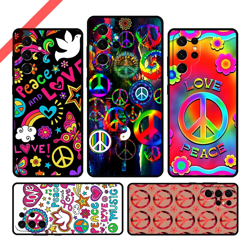 Peacr N Luv Flower Power Slumber Party Phone Case For Samsung S20 FE S21 S10 S23 Plus S24 S22 Ultra Note20 S9 S8 Cover