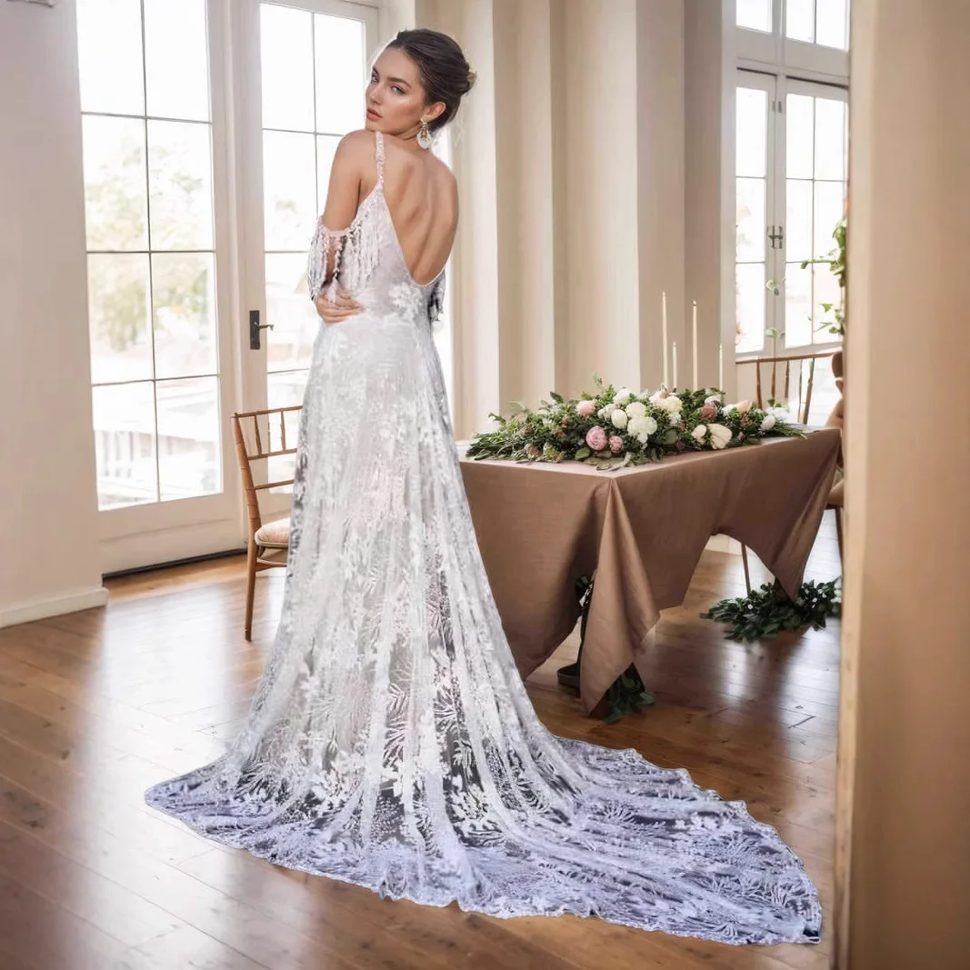 

French Retro Lace Light New Wedding Dress Bride Engagement High Sense Temperament Entry Women