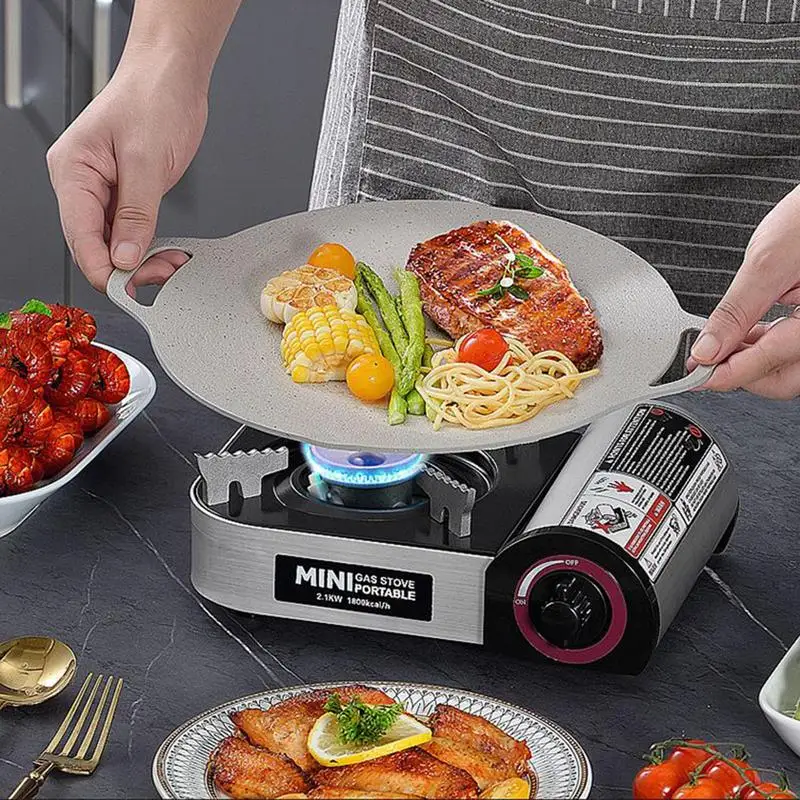 

Camping Gas Stove High Firepower Portable Propane Gas Stove Outdoor Cooking Gear for Picnic BBQ Hiking