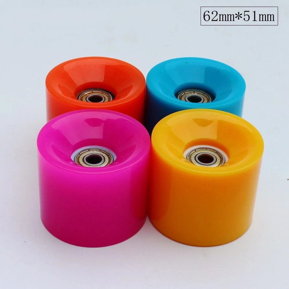 

Профессиональные колеса для скейтборда, уличные колеса с двойной изогнутой, дорожные мягкие колеса, амортизирующие колеса для рыбной доски, универсальные колеса