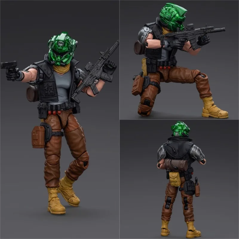JOYTOY 1/18 Skala Seria Militarna Blaster Model Lalki Armii USA Prezent dla Figuraków Akcji Męskich 3,75" Ozdoba na Biurko