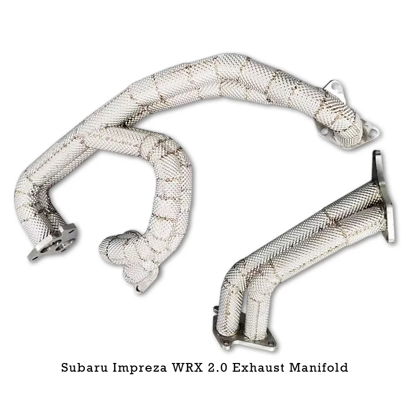 Head Section High flow Pipes Exhaust Pipes branch downpipe Exhaust Pipe with catalyst for Subaru Impreza WRX 2.0