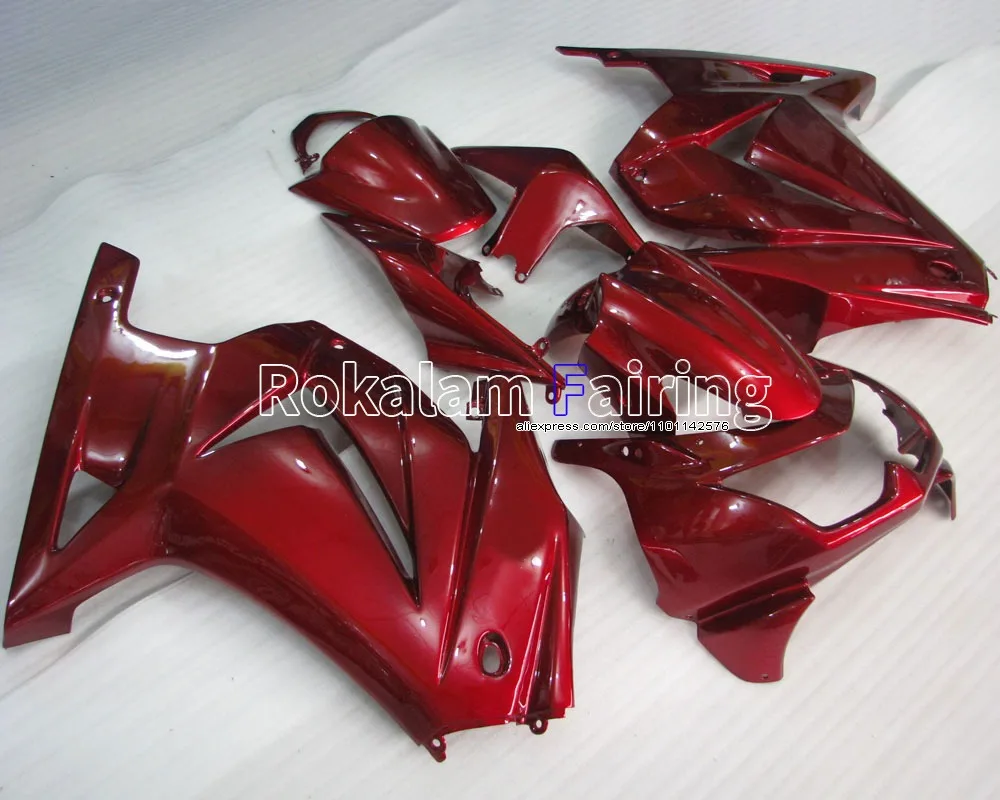 For Kawasaki ZX-250 Ninja 08 09 10 11 12 First-Class Kit ZX 250R 2008-2012 EX250 Whole Red Fairing (Injection molding)