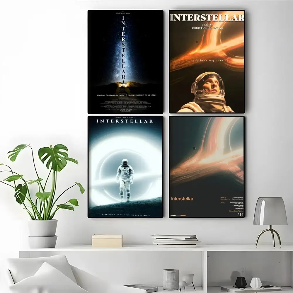 Classic Movie I-Interstellar Poster HD Durable PVC Wall Art - Waterproof Thickened For Home Hotel Bedroom