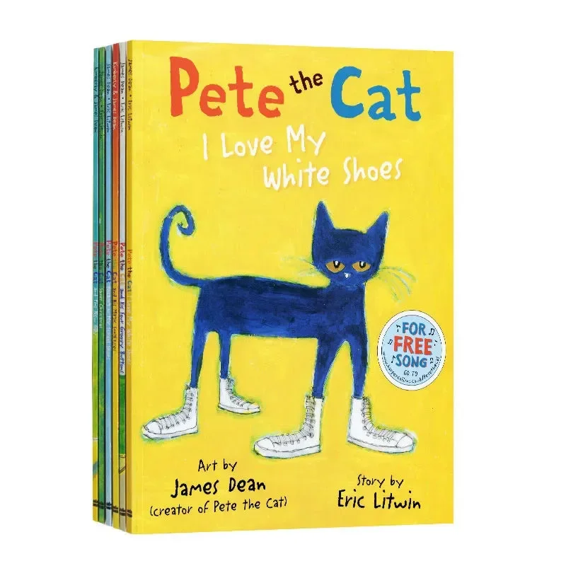 Imagem -06 - Livro de Histórias Infantil Clássico Contos Ingleses Consigo Ler Pete o Gato Educação Infantil Livros por Conjunto