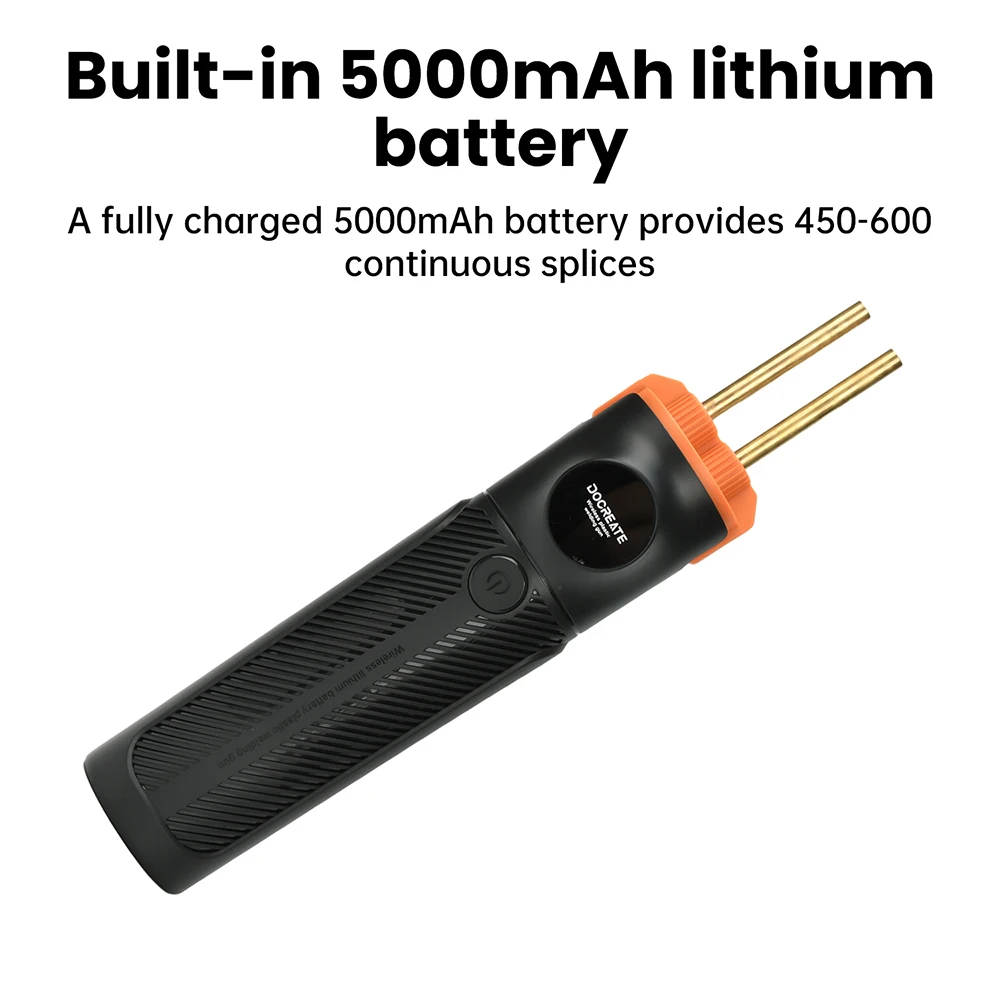 Kabelloser Kunststoffschweißer mit 5000mAh Lithium-Akku, Kunststoffschweißmaschine, 200 Nadeln, Schweißpistole Typ C für Kunststoffe – Detail 10