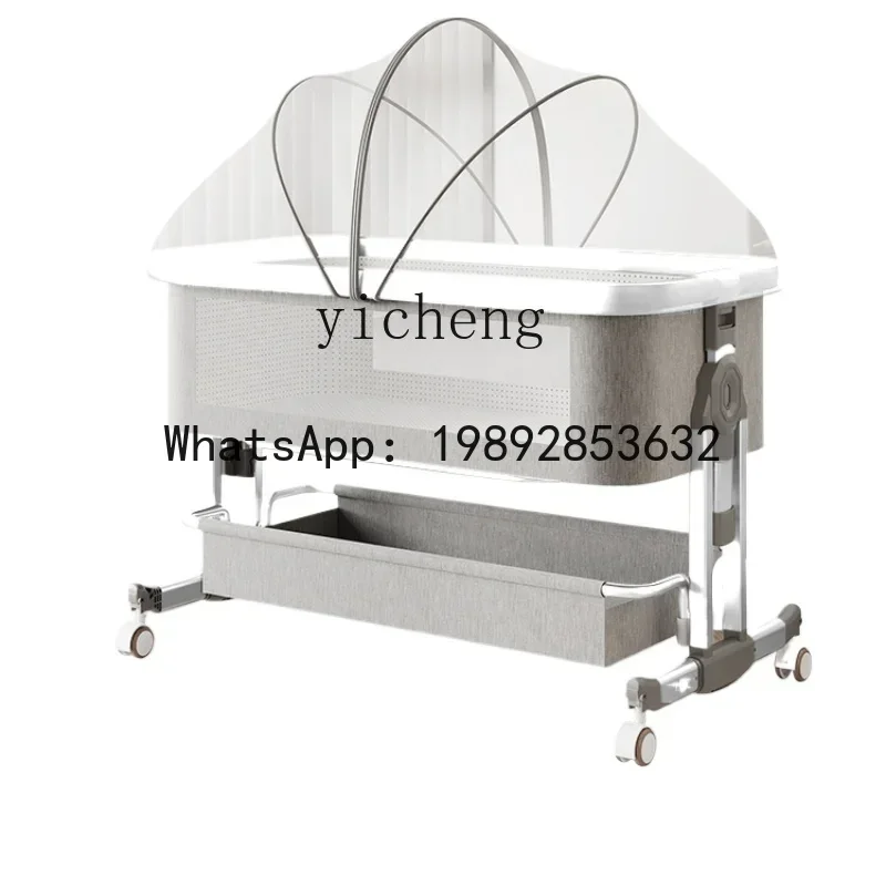 AD  Stitching Bed Multifunctional Removable Folding Children's Bed  Children's Bed Diaper-Changing Table