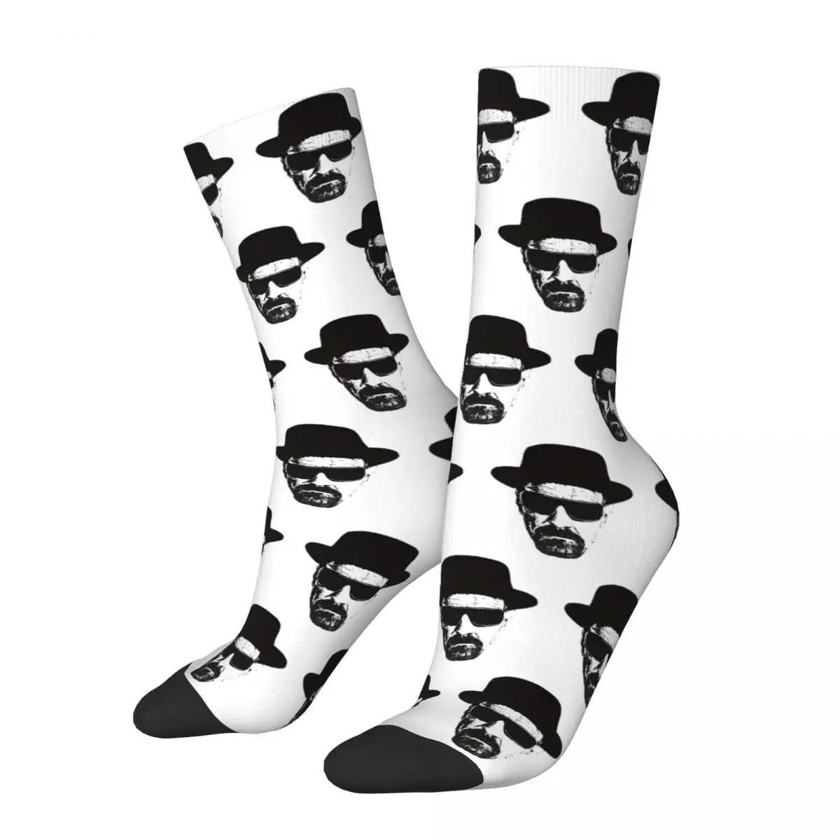 

Heisenberg Head Breaking Bad cosy Unisex Socks Outdoor Happy Socks Street Style Crazy Sock