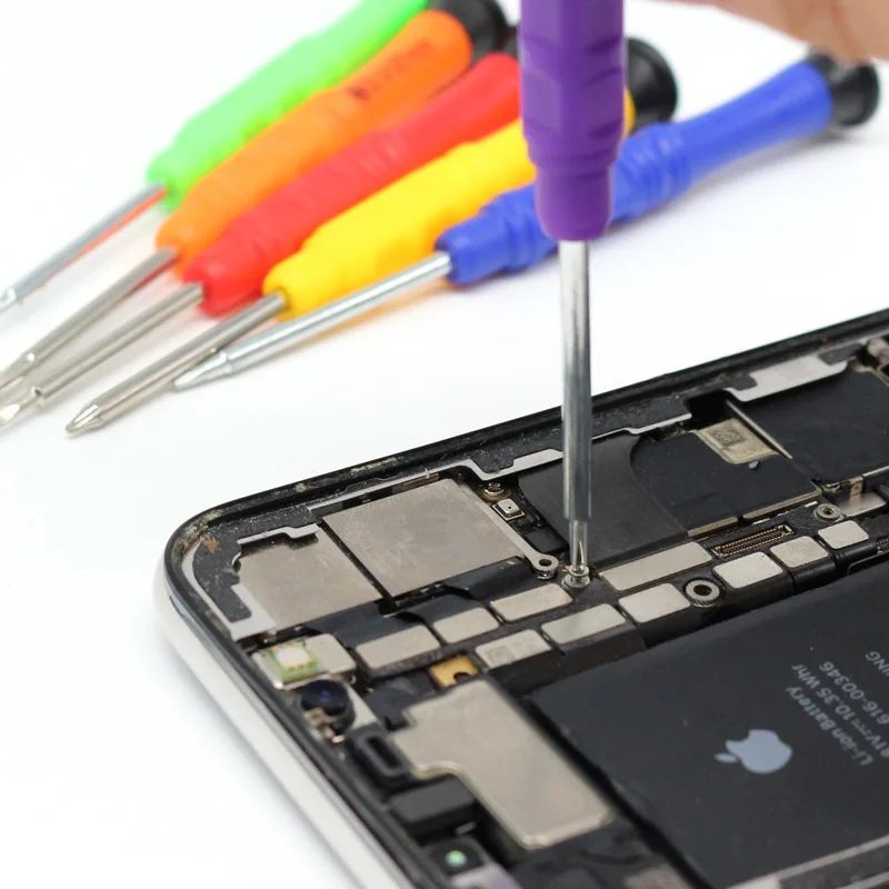 6 ชิ้น Mini ไขควงชุดซ่อมโทรศัพท์มือถือเครื่องมือแบบพกพาไขควงสําหรับนาฬิกาแว่นตา Disassembly Repairing