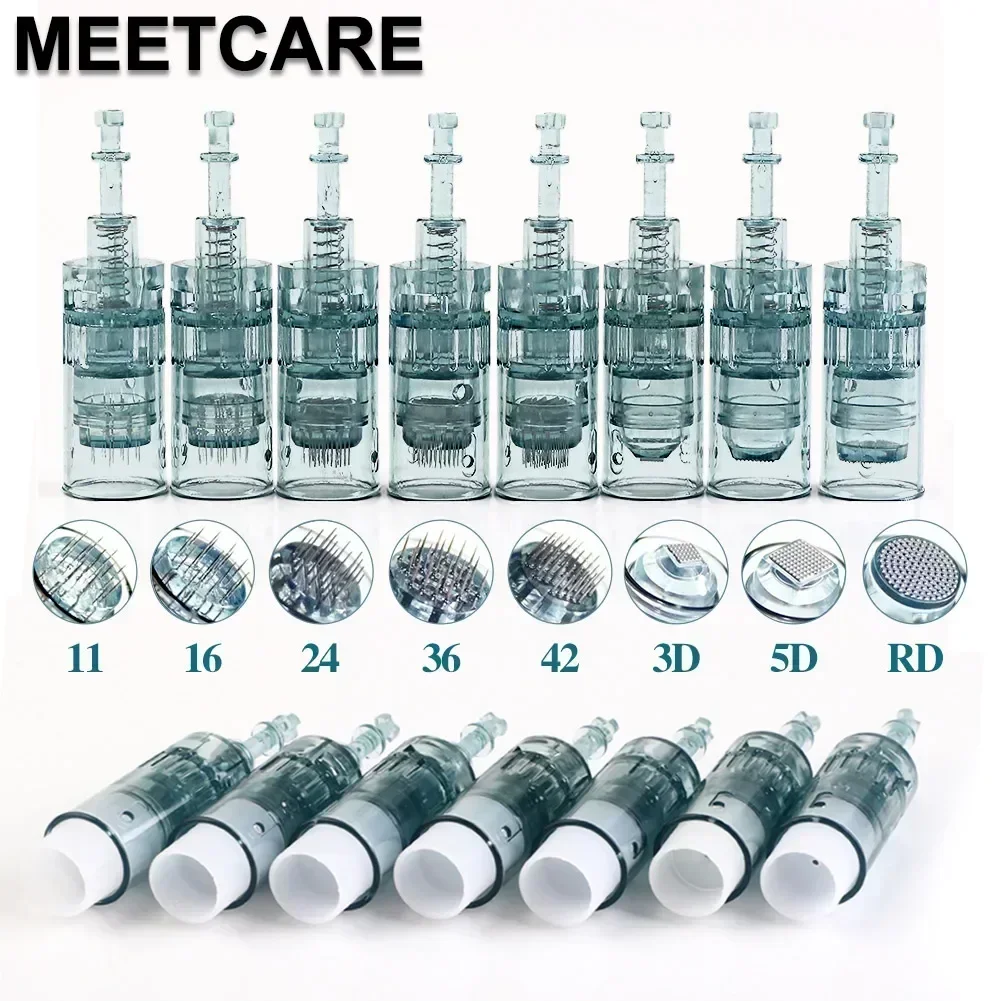 M8 Bajonett-Nadelmodule für M8 Derma Pen Mikronadel-Ersatzspitzen Mikronadeln 11pin 16pin 24pin 36pin 42pin Rund 3D 5D – Detail 1