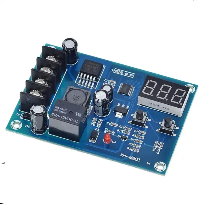 XH-M603 12-24V Storage Lithium Battery Charger Control Switch LED Display Protection Board Product Category PCB & PCBA