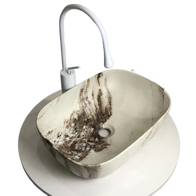 

Матовая переносная вода, художественная раковина, умывальник для ванной комнаты, раковина