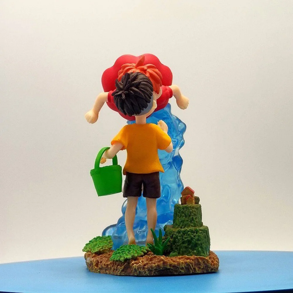 Gran oferta princesa Ponyo Sosuke Hayao modelo de animación figura habitación pecera decoración colección