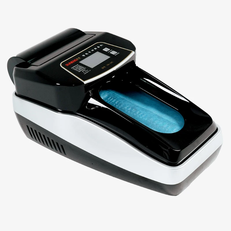 

Sueneng rechargeable automatic anti-static non-woven shoe cover machine factory laboratory automatic commercial intelligent mach