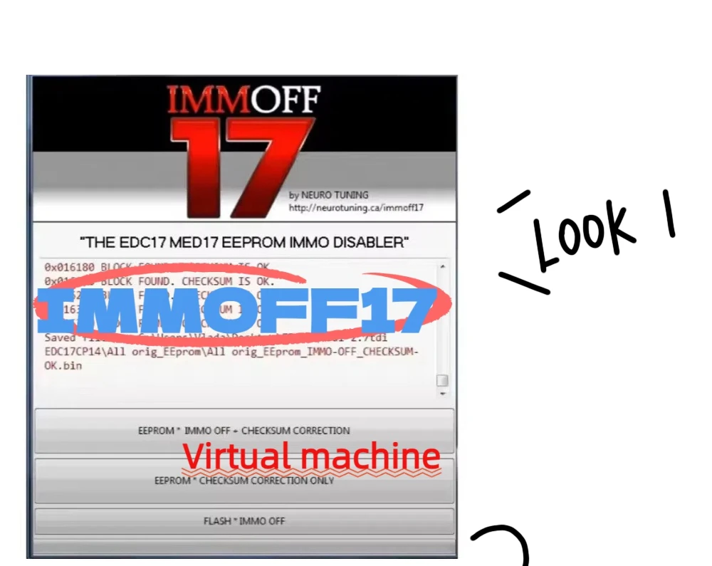 IMMOFF17 IMMO OFF El software EDC17 más nuevo con keygen Immo Off Ecu programa NEUROTUNING Immoff17 Desabler e instalar una guía