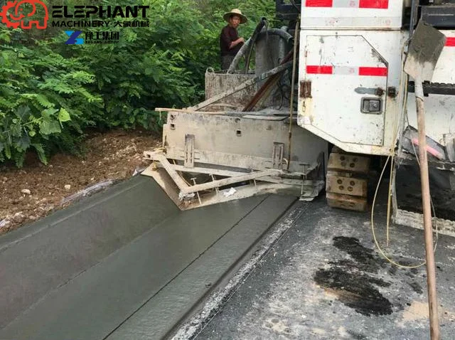 Airport Municipal Curb Slipform Machine Laser-Guided Precision Integrated Vibration Concrete Curb Paver Extruder