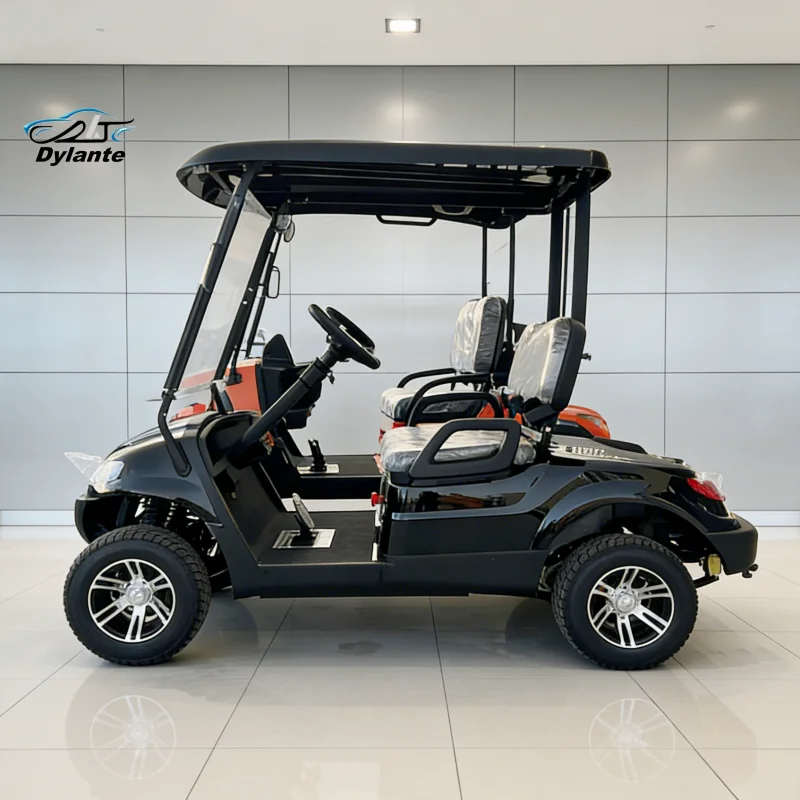 Brand New 4-Wheel High-Speed 60V Lithium Battery Mini Electric 2 4-Seater Lift Off-Road Vehicle Classic Golf Cart With Bumper