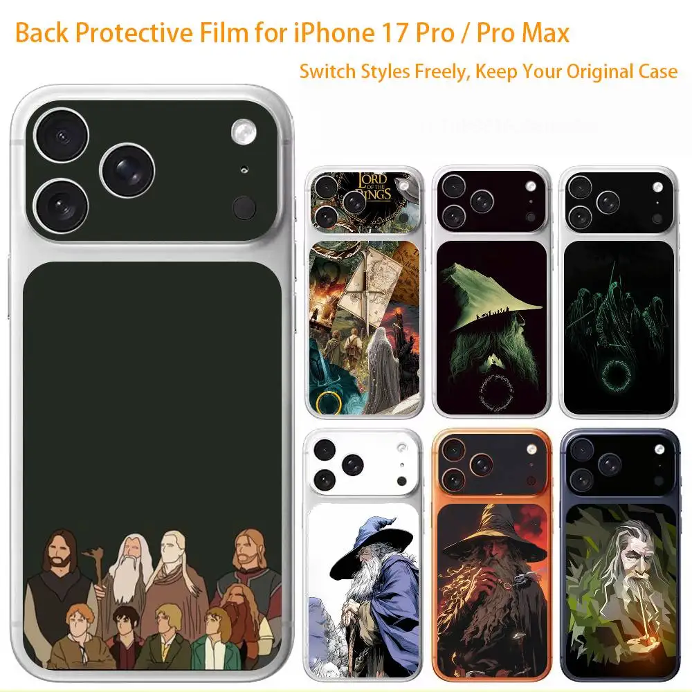 

The L-Lord R-Rings 3D Full Body Skin Decal for iPhone 17/Pro/Pro Max Color Rear Protective Sticker