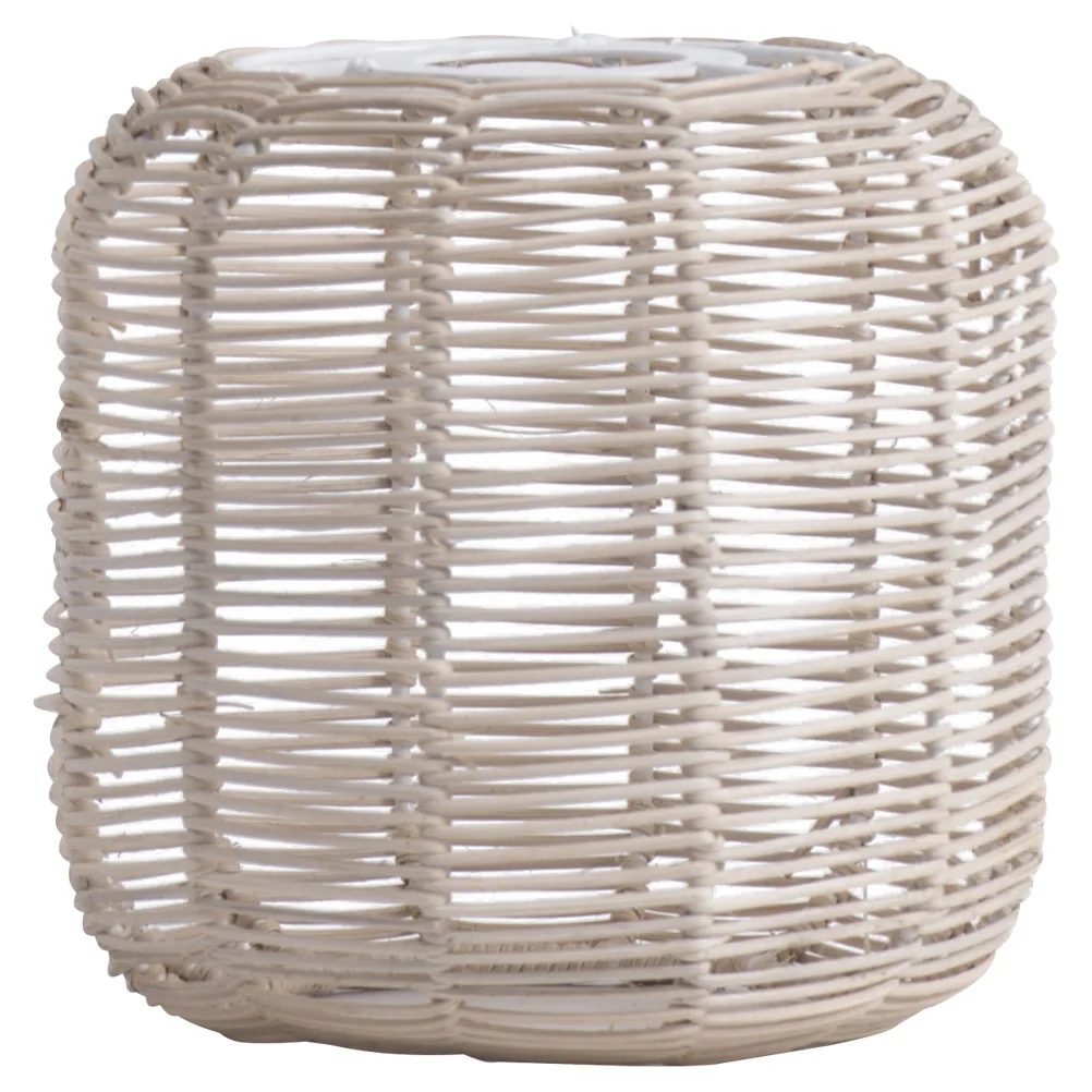 

Rattan Woven Lampshade Pendant Lamp Shade Replacement Iron Craftsmanship Simple Style Hanging Lamp Shade for Ceiling Light