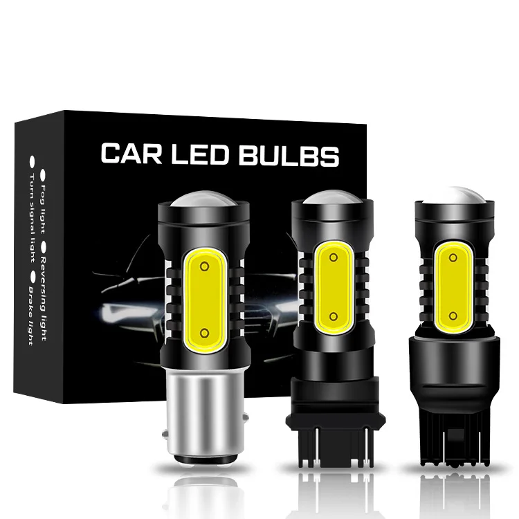 

Трансграничный популярный автомобильный светодиодный фонарь заднего хода Amazon, стоп-сигнал 1157 1156 3157, 7,5 Вт, 12-24 В