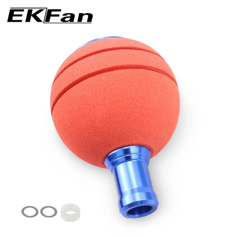 EKFan 40MM EVA fishing reel handle knob fishing rocker knob fishing reel accessory for 7x4x2.5MM bearings and 4MM shaft/ axle