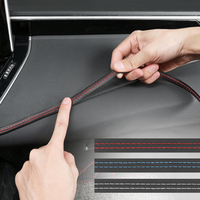 Car Door Dashboard Leather Decorative Line Strip Sticker For MG HS ZS MG6 MG5 EHS 2021 MG3 MG7 GT GS Hector ZX EZS