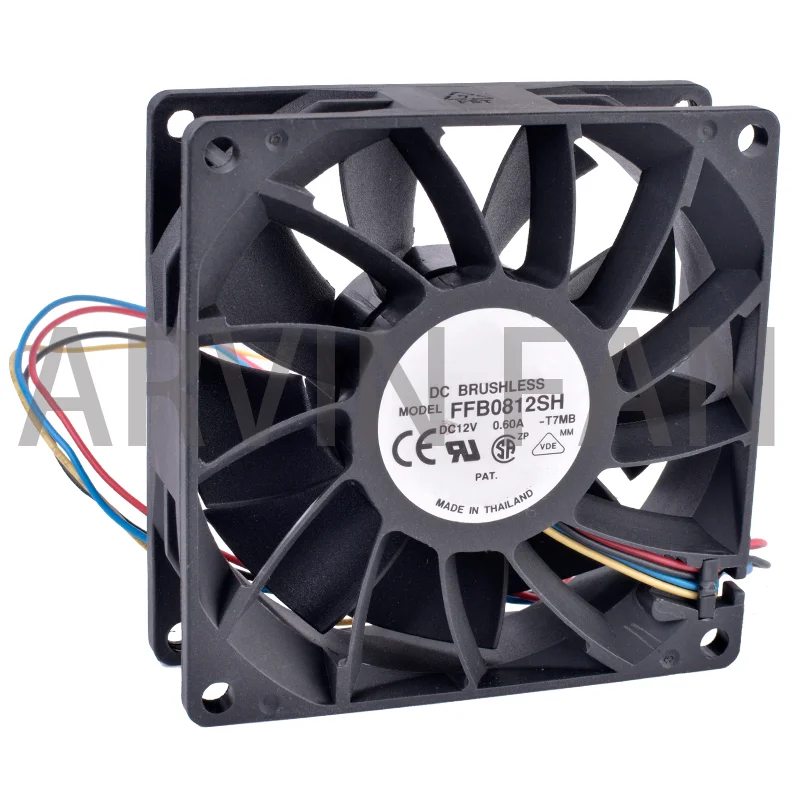 

Brand New Original FFB0812SH 8cm 8025 80mm Fan 12V 0.60A 4-wire Pwm High Volume Booster Cooling Fan