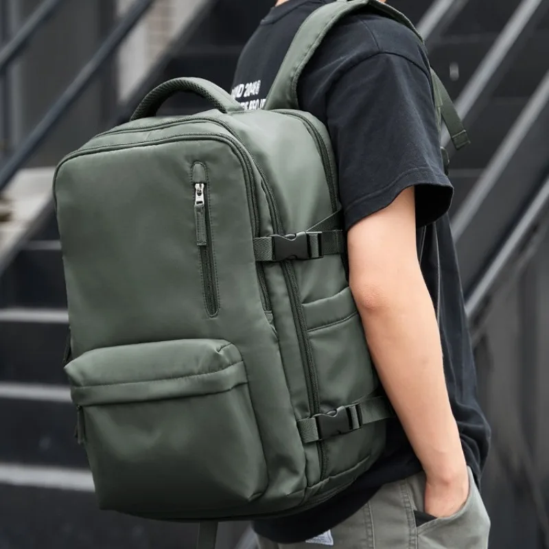 

Commuter business schoolbag dry and wet separation waterproof breathable large capacity travel light luxury backpack