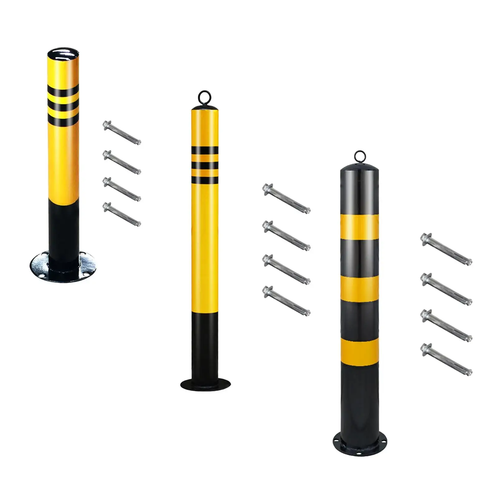 Safety Bollard Post Parking Barrier Post for Roadside Supermarket Sidewalk