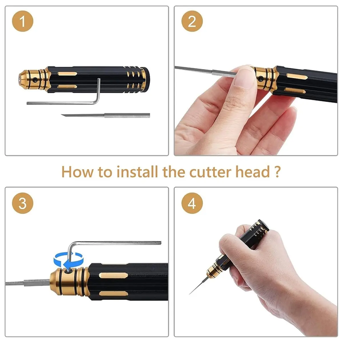 7 in 1 Prime Model Scriber with Multiple Blades for , Resin, and Carved Scribe Line Cutting Tool