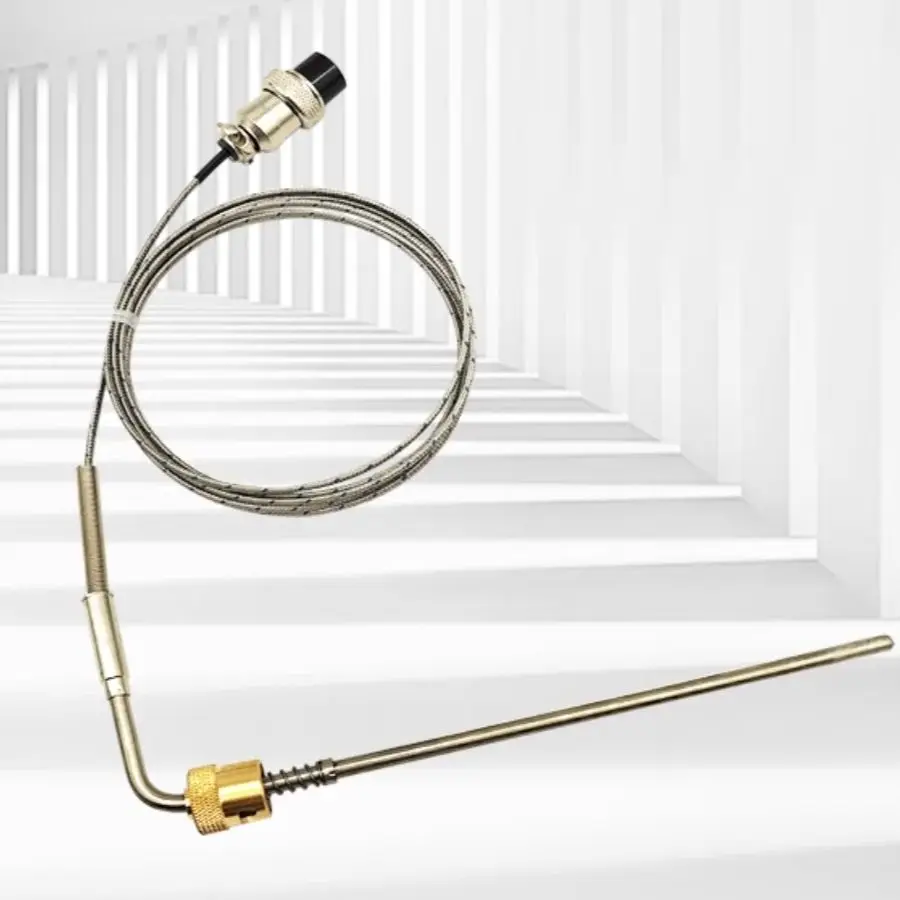 

PT100 platinum thermal temperature sensor K type armored thermocouple needle type high temperature resistant bendable probe