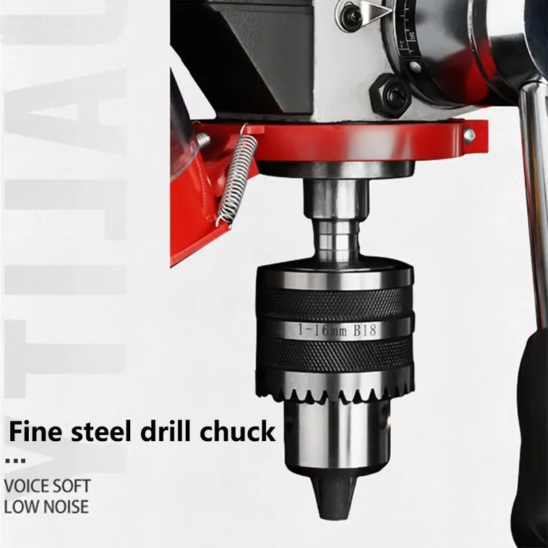 Fusai 750W DK-MS16 Manuale per legni Pannello per la lavorazione del legno Tavolo verticale da banco per maschiatura Utensile per trapano da banco