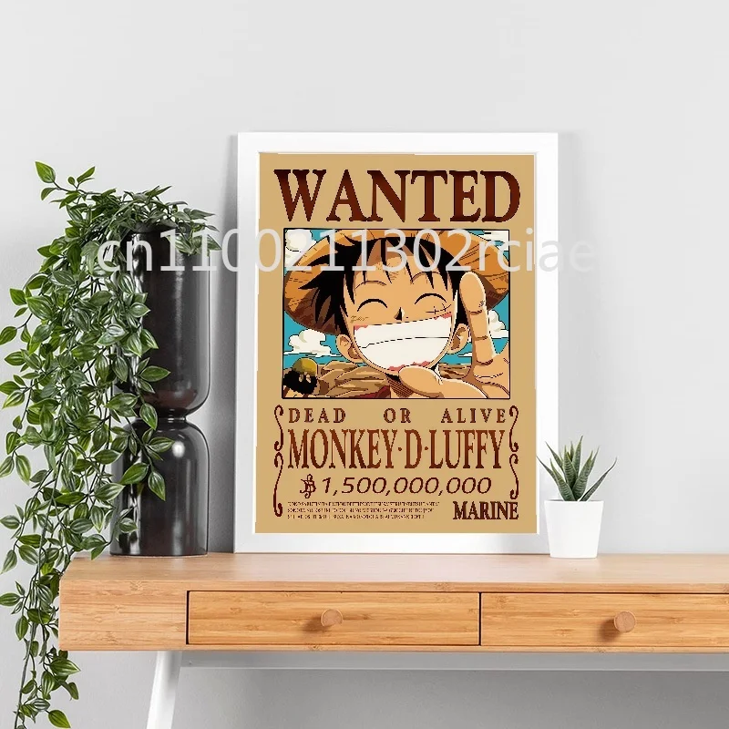 قطعة واحدة الكرتون المشارك شخصية زورو أراد الطلب صورة HD طباعة قماش اللوحة بار المنزل جدار الفن الديكور اللوحة هدية #4