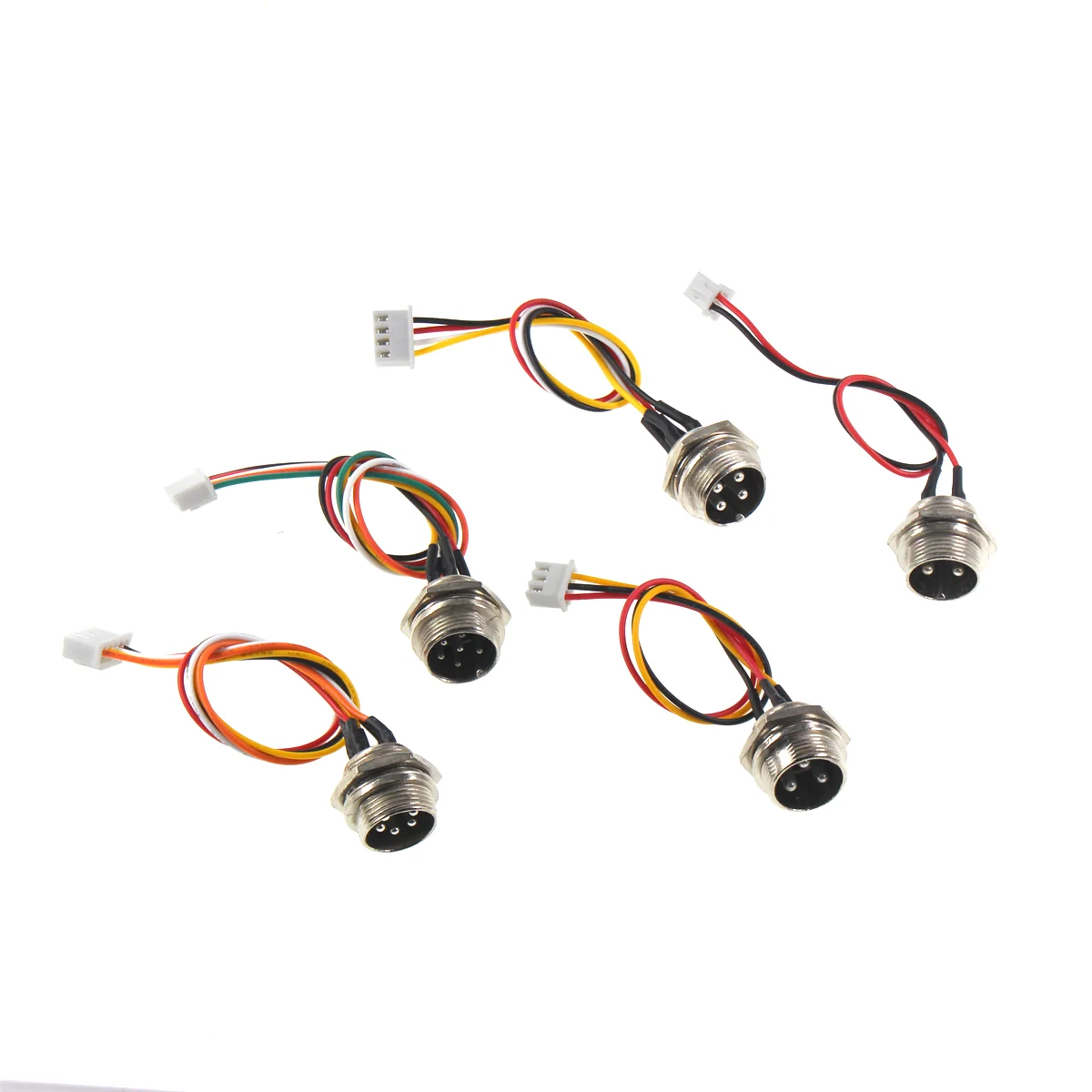 2pcs GX16-2P/3P/4P/5P/6P Aviation plug with cable socket plug to XH2.54 terminal cable connection cable conversion cable