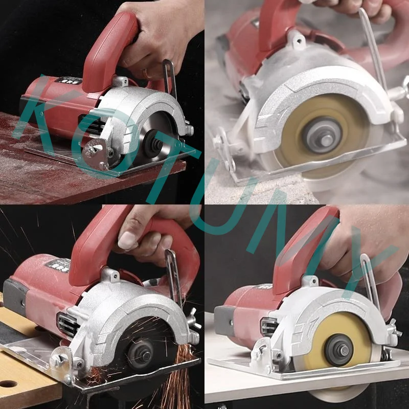 Circular Saw 130000 RPM Cutting Angle Adjustable with Blade Woodworking Portable Electric Saws 