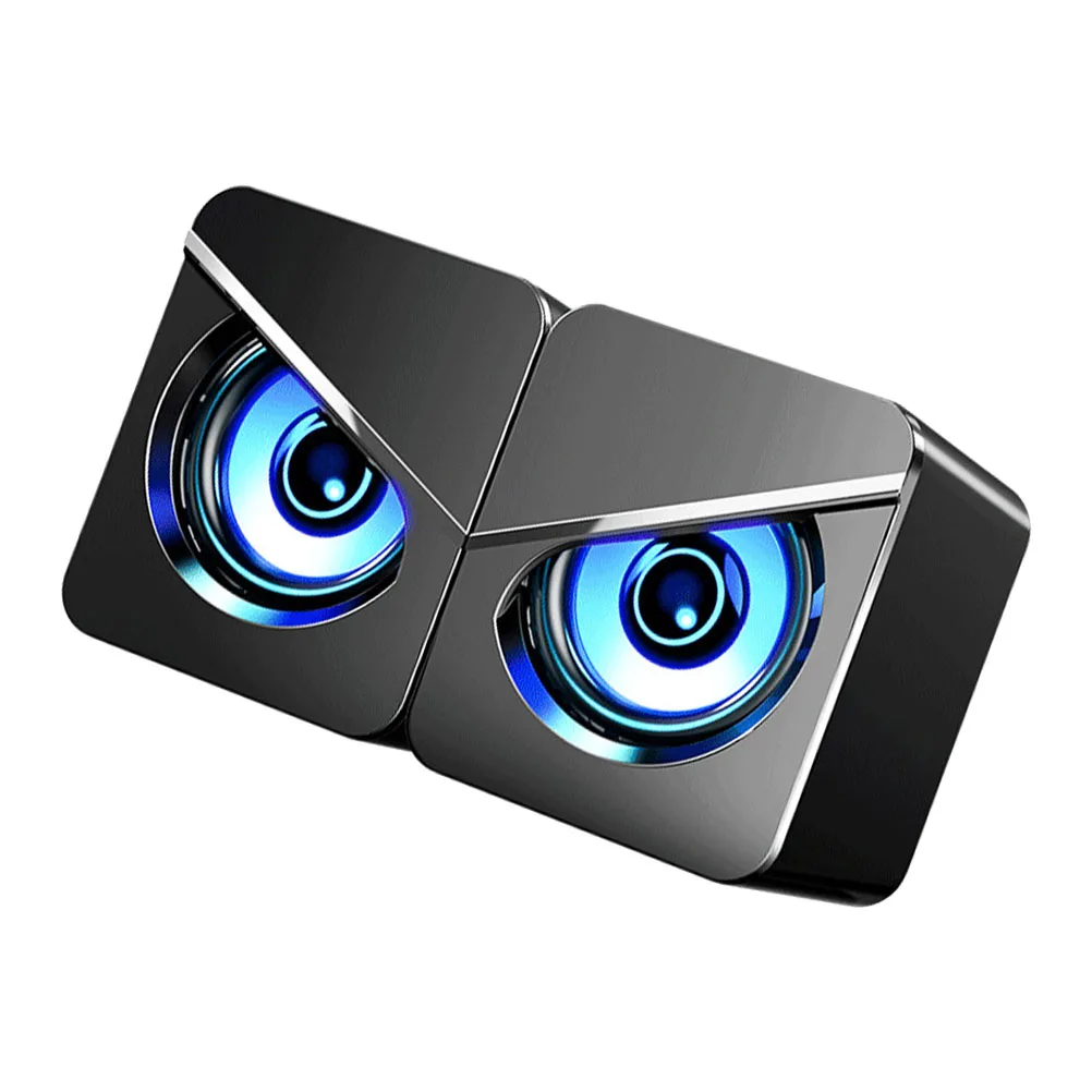 

Desktop Computer Speakers USB Wired Laptop Notebook Heavy Bass System Mini Speaker Home Office Gaming