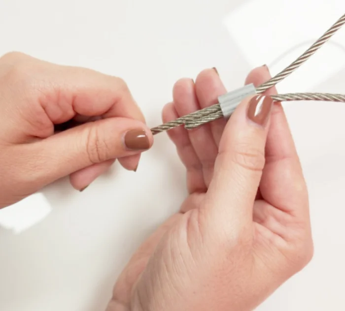 1000Pcs Aluminum 8 Shape Sleeve Wire Crimp Rope Ferrules Cable Stopper 0.8/1.5/2/5mm Wire Rope Cord Lock