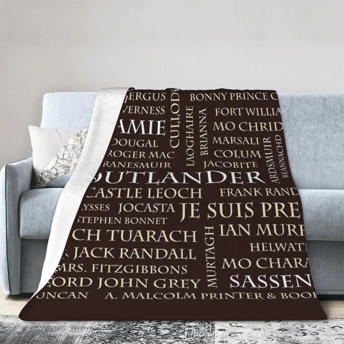 

Фланелевое Одеяло Outlander, мягкое семейное постельное белье, теплое плюшевое одеяло для кровати, гостиной, пикника, путешествия, дома, диван