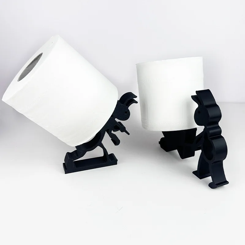 Cute Simple Animal Tissue Holder -Minimalist And Practical Paper Roll Holder An Ideal Creative  For Holiday Gift Idea
