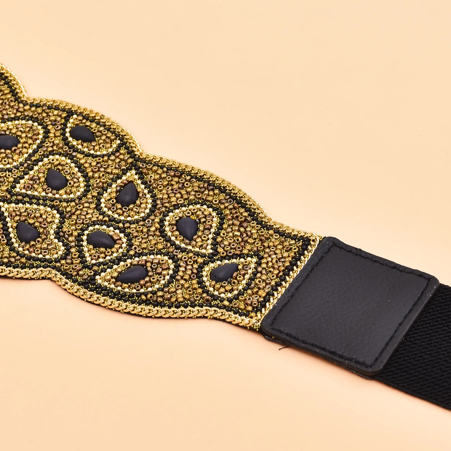 بوهيميا ريترو الخرز حزام مجوهرات للجسم زر أحزمة وسط مرنة بيان التركية الشاطئ سحر النساء الملحقات هدية