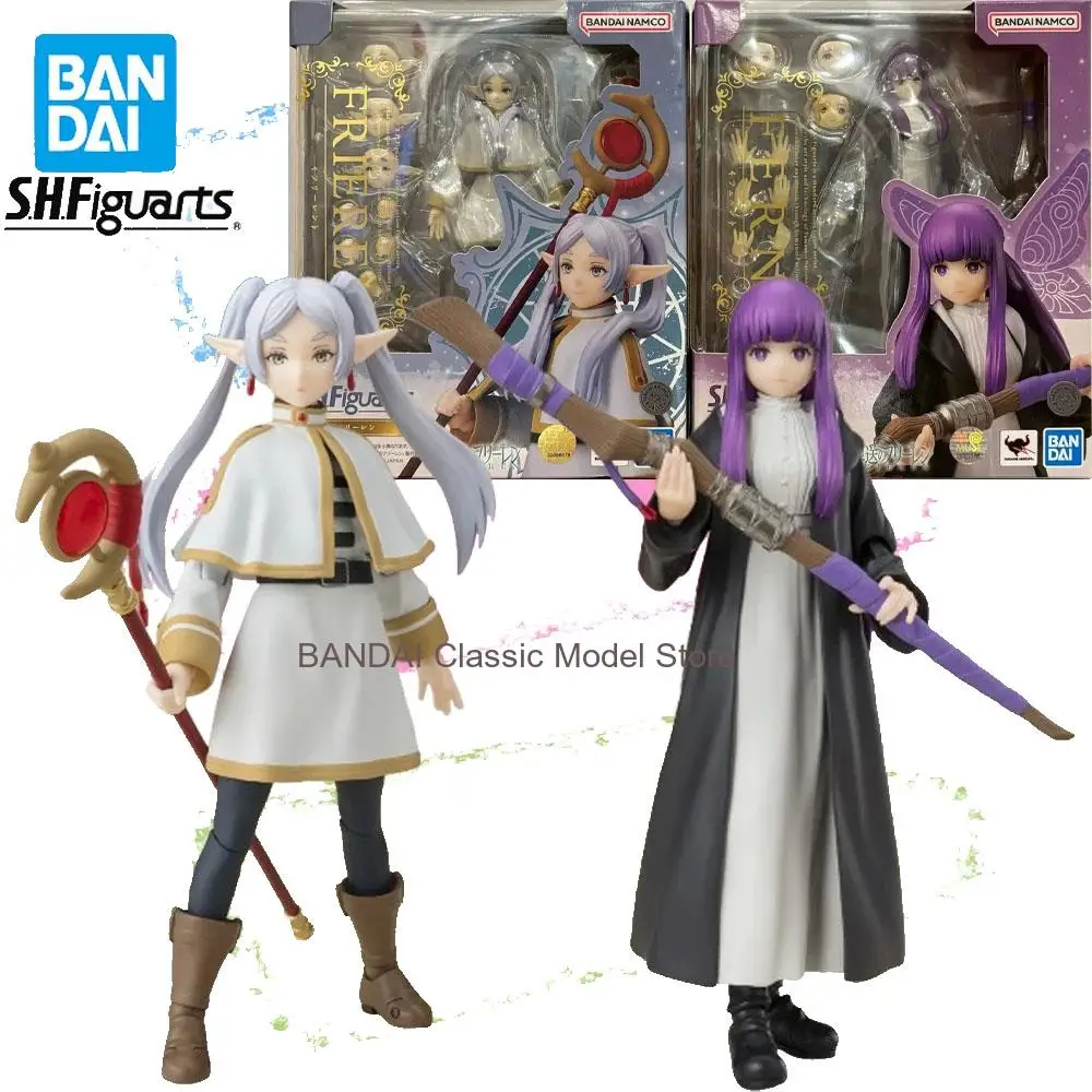 

В наличии Оригинальная фигурка BANDAI SHFiguarts Frieren: Beyond Journey's End Фрирен, аниме-модель, игрушка