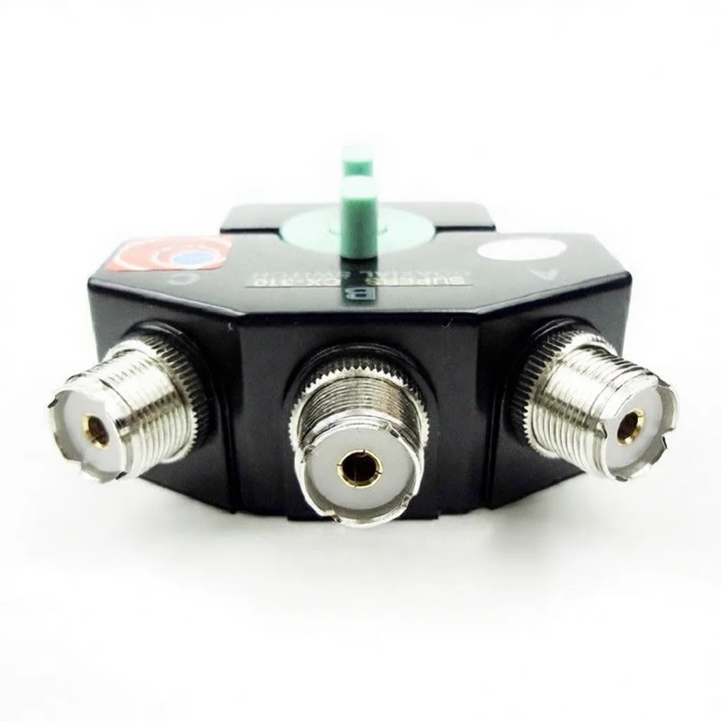 CX310 Antenna Switcher 3 Way Coaxial Splitter For Mobile Radio Shortwave Transceiver Manual Base Station Signal Distributor - view 6